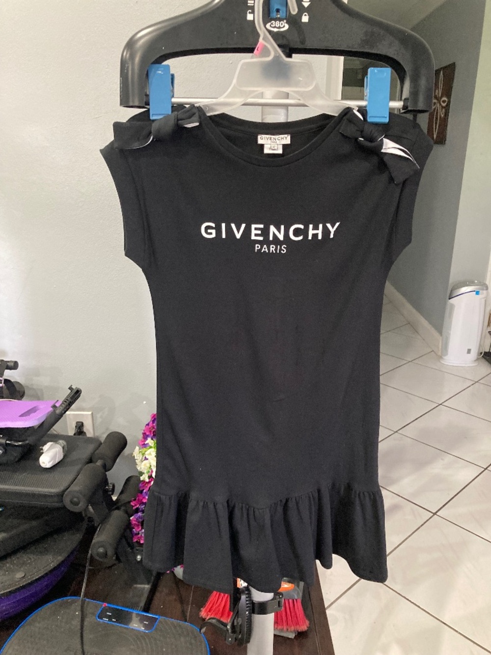 Black givechy Paris dress
